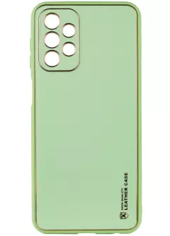 Кожаный чехол Xshield для Samsung Galaxy A13 4G, Зеленый / Pistachio