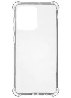 TPU чехол GETMAN Ease logo усиленные углы для Realme C33, Бесцветный (прозрачный)