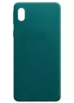 Силиконовый чехол Candy для Samsung Galaxy M01 Core || Samsung Galaxy A01 Core, Зеленый / Forest green