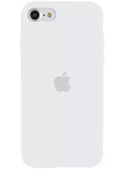 Уценка Чехол Silicone Case Full Protective (AA) для Apple iPhone SE (2020), Вскрытая упаковка / Белый / White