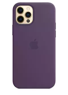 Уценка Чехол Silicone Case Full Protective (AA) для Apple iPhone 12 Pro Max (6.7"), Вскрытая упаковка / Фиолетовый / Amethyst