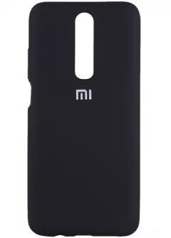 Чехол Silicone Cover Full Protective (AA) для Xiaomi Redmi K30 / Poco X2, Черный / Black