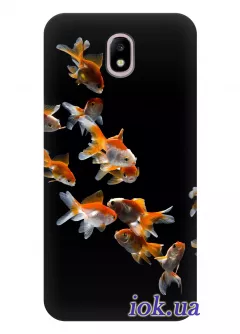 Чехол для Galaxy J3 2017 - Чудные рыбки