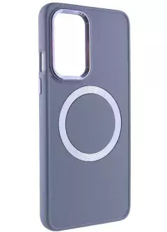 TPU чехол Bonbon Metal Style with MagSafe для OnePlus 9 Pro, Серый / Lavender