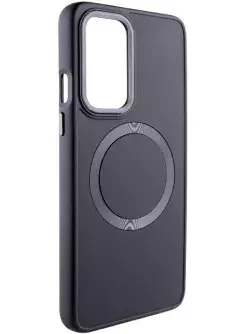 TPU чехол Bonbon Metal Style with MagSafe для OnePlus 9 Pro, Черный / Black