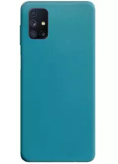 Силиконовый чехол Candy для Samsung Galaxy M51, Синий / Powder Blue