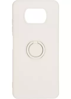 Чехол Gelius Ring Holder Case для Poco X3 Pro Ivory White