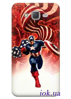 Чехол для Galaxy J2 - Captain America