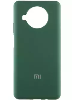 Чехол Silicone Cover Full Protective (AA) для Xiaomi Mi 10T Lite || Xiaomi Redmi Note 9 Pro 5G, Зеленый / Pine Needle