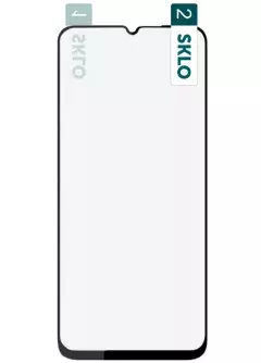 Гибкое защитное стекло SKLO Nano (тех.пак) для Xiaomi Mi 10 Lite, Черный