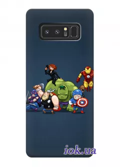 Чехол для Galaxy Note 8 - Superheroes