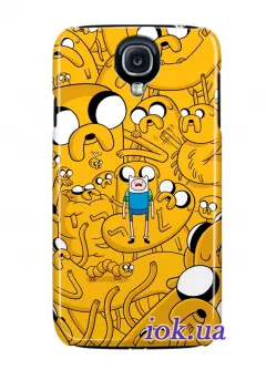 Чехол для Galaxy S4 Black Edition - Adventure Time