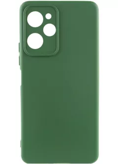 Чехол Silicone Cover Lakshmi Full Camera (A) для Xiaomi Poco X5 Pro 5G, Зеленый / Dark green