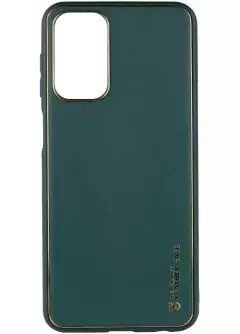 Кожаный чехол Xshield для Xiaomi Redmi Note 10 / Note 10s, Зеленый / Army green