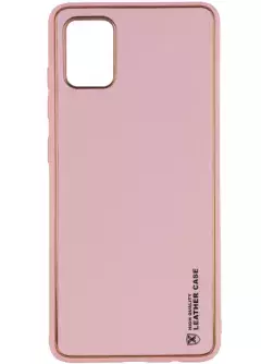 Кожаный чехол Xshield для Xiaomi Redmi Note 10 / Note 10s, Розовый / Pink