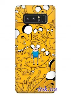 Чехол для Galaxy Note 8 - Adventure Time