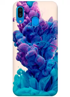 Чехол для Galaxy A30 - Фиолетовый дым