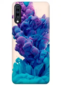 Чехол для Galaxy A70 - Фиолетовый дым