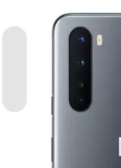 Гибкое защитное стекло 0.18mm на камеру (тех.пак) для OnePlus Nord, Прозрачный