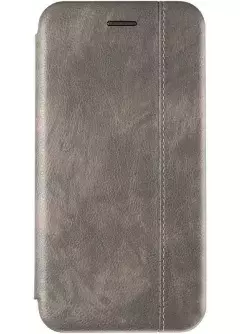 Book Cover Leather Gelius for Samsung A920 (A9-2018) Grey