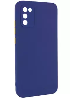 Чехол TPU Square Full Camera для Samsung Galaxy A02s, Синий