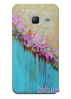 Чехол для Galaxy J1 2016 - Картина цветов