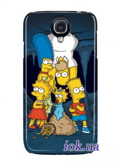 Чехол для Galaxy S4 Black Edition - The Simpsons