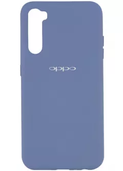 Уценка Чехол Silicone Cover Full Protective (A) для OPPO Realme 6, Эстетический дефект / Серый / Lavender