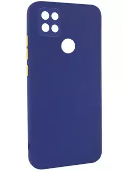 Чехол TPU Square Full Camera для Oppo A15s / A15, Синий