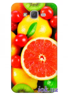Чехол для Galaxy J5 - Яркие фрукты