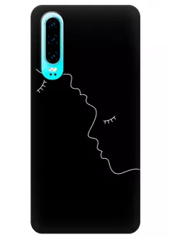 Чехол для Huawei P30 - Романтичный силуэт
