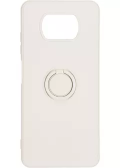 Gelius Ring Holder Case for Samsung A025 (A02s) Ivory White