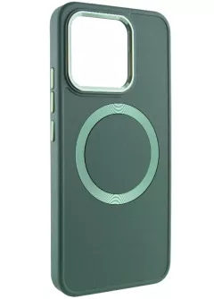 TPU чехол Bonbon Metal Style with MagSafe для Xiaomi 13, Зеленый / Army Green