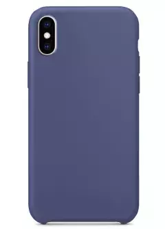 Чехол Silicone Case without Logo (AA) для Apple iPhone XS Max (6.5"), Синий / Aqua Blue