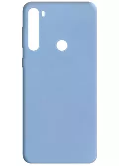 Силиконовый чехол Candy для Xiaomi Redmi Note 8 || Xiaomi Redmi Note 8 2021, Голубой / Lilac Blue
