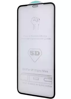 Защитное стекло 5D Hard (full glue) (тех.пак) для Apple iPhone 12 (6.1") || Apple iPhone 12 Pro, Черный