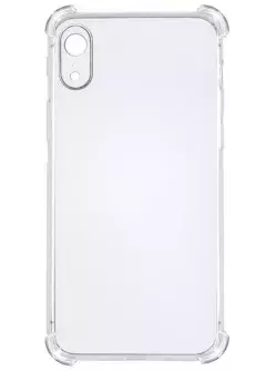 TPU чехол GETMAN Ease logo усиленные углы для Apple iPhone XR (6.1"), Бесцветный (прозрачный)