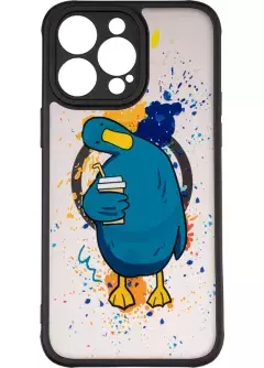 Чехол Gelius Print Case UV (Magsafe) для iPhone 14 Pro Max Coffee Duck