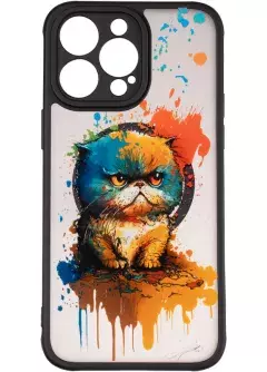 Чехол Gelius Print Case UV (Magsafe) для iPhone 14 Pro Max Fluffy Cat