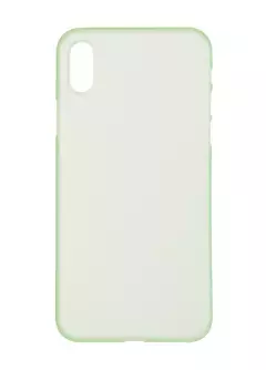 Чехол G-Case Couleur Series PP 0.3mm for iPhone X Transparent Green