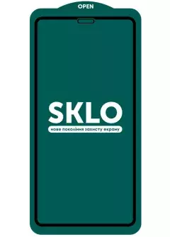 Защитное стекло SKLO 5D (тех.пак) для Apple iPhone 11 Pro Max || Apple iPhone XS Max, Черный