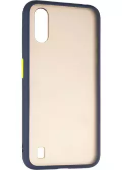 Gelius Bumper Mat Case for Samsung A015 (A01) Blue