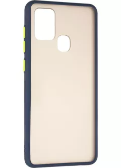 Gelius Bumper Mat Case for Samsung A217 (A21s) Blue