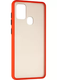 Gelius Bumper Mat Case for Samsung A217 (A21s) Red