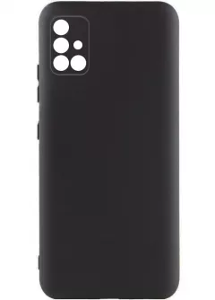 Чехол Silicone Cover Lakshmi Full Camera (A) для Samsung Galaxy A71, Черный / Black
