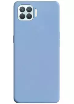 Силиконовый чехол Candy для Oppo A93, Голубой / Lilac Blue