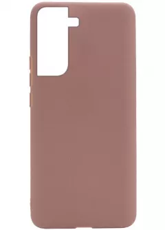 Силиконовый чехол Candy для Samsung Galaxy S21 FE, Коричневый