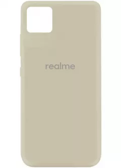 Чехол Silicone Cover My Color Full Protective (A) для Realme C11, Бежевый / Antigue White