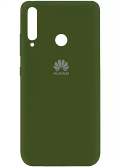 Чехол Silicone Cover My Color Full Protective (A) для Huawei P40 Lite E / Y7p (2020), Зеленый / Forest green