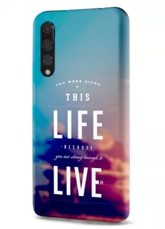 Huawei P20 Pro гибридный противоударный чехол LoooK с картинкой - Live Life